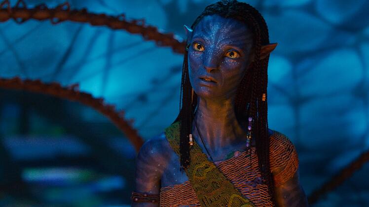 In "Avatar: Fire and Ash" spielt Zoe Salda&ntilde;a erneut die Na'vi-Kriegerin Neytiri.