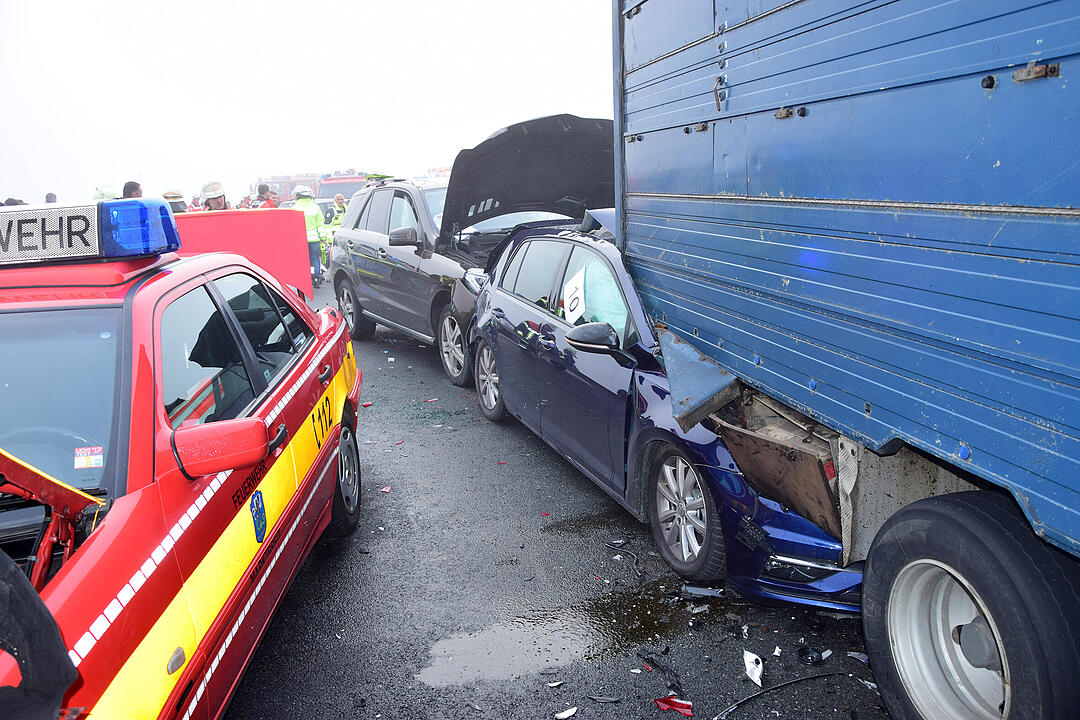 Glatteisunfall auf A 7