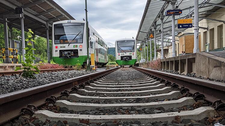 Der Bahnhof in Bad Kissingen - einer von wenigen in Landkreis.