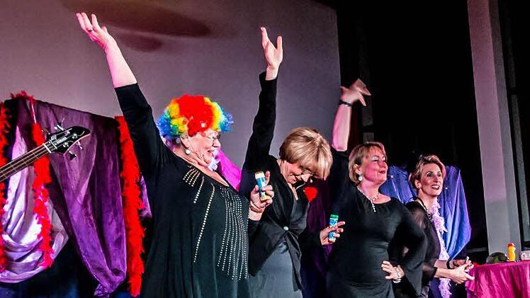 Die Avantgardinen: Impressionen vom Gastspiel im Coburger Haus Contakt.Foto: Jochen Berger