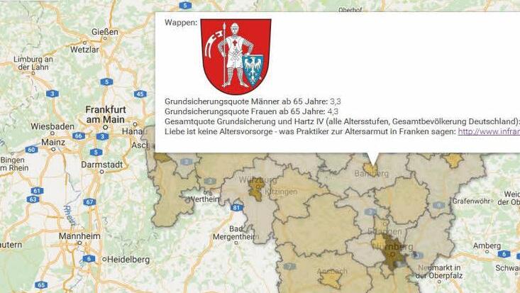 Wenn Sie unten im Text auf die interaktive Karte klicken, werden zu der jeweiligen kreisfreien Stadt oder dem Landkreis die Daten angezeigt.