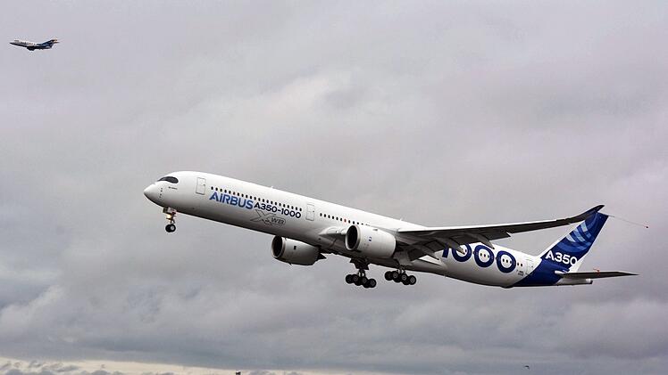 Airbus A350-1000 maiden take-off in France