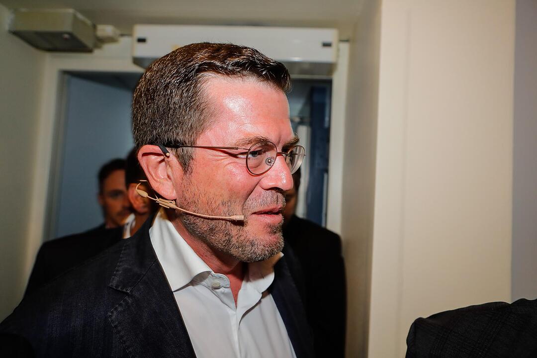 Wahlkampf der CSU - Karl-Theodor zu Guttenberg in Kulmbach