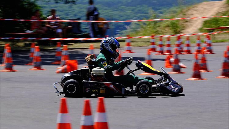 Beim Kart-Slalom am 2015 am Heroldsberg. Foto: Gerd Schaar