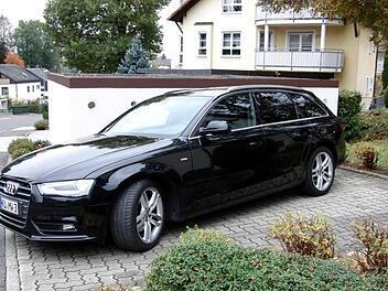 Bis Sonntag stand dieser gepflegte Audi A4 Avant in der Hannes-Strehly-Straße - in der Nacht zum Montag wurde der Wagen mitten im Wohngebiet Kulmbach-Weiher geklaut. Foto: privat