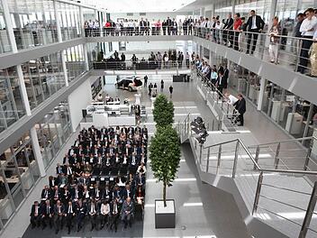 In Bamberg wurden zwei neue Verwaltungsgebäude der Brose-Gruppe eröffnet. Rund 60 Millionen Euro hat der Automobilzulieferer investiert, allein 15 Millionen in den Sozialtrakt.  Foto: Barbara Herbst