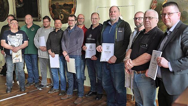 Die Wettkampfschützen der 1306