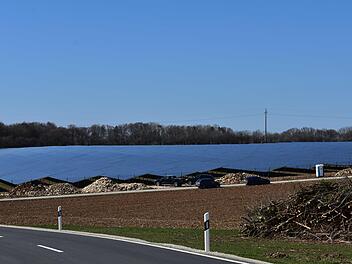 Die Solaranlage bei Walkersbrunn Foto: Petra Malbrich