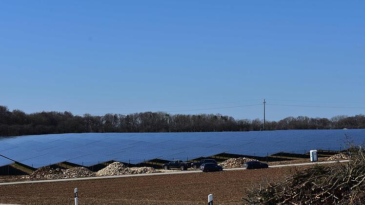 Die Solaranlage bei Walkersbrunn Foto: Petra Malbrich