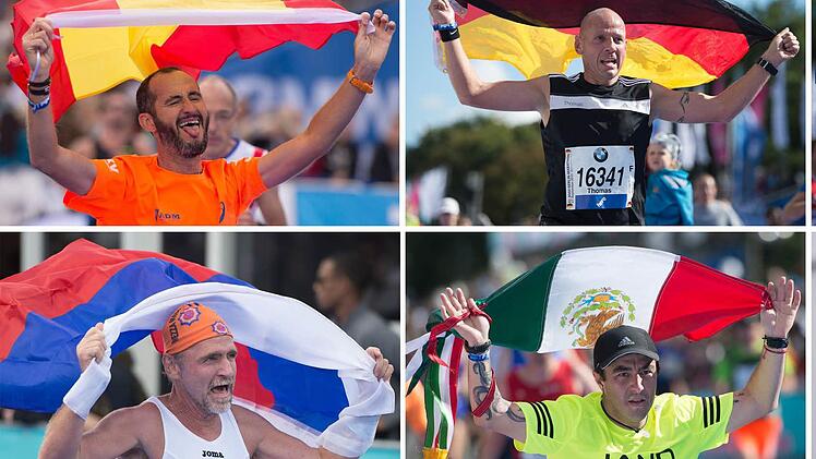 Impressionen vom Berlin-Marathon.  Foto: dpa