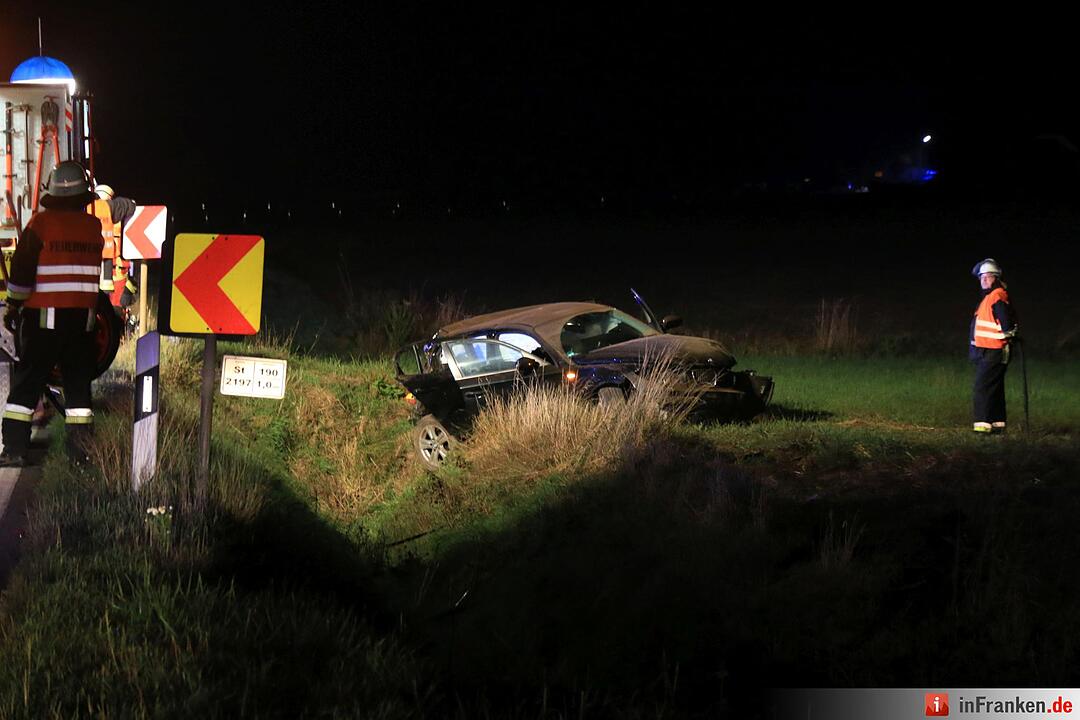 Unfall mit vier Verletzten bei Ebensfeld