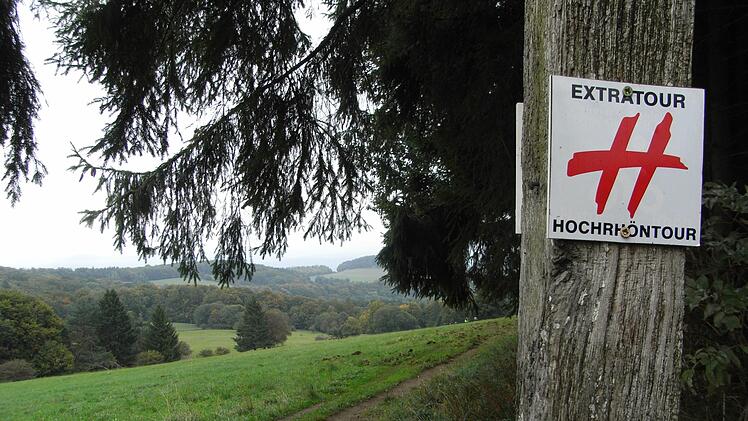 Das Tourenlogo: Rotes H auf weißem Grund. Foto: Joachim Rübel