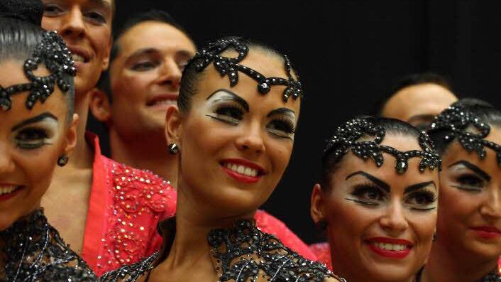Impressionen vom Tanzturnier in der Coburger Angerturnhalle.Foto: Katja Nauer