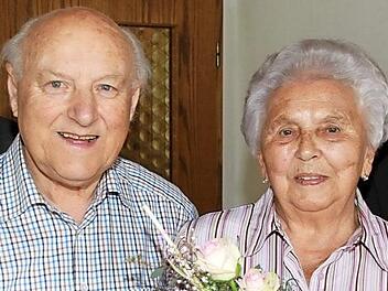 Das Jubelpaar Rudolf und Anni Zeidler Foto: Mathias Erlwein