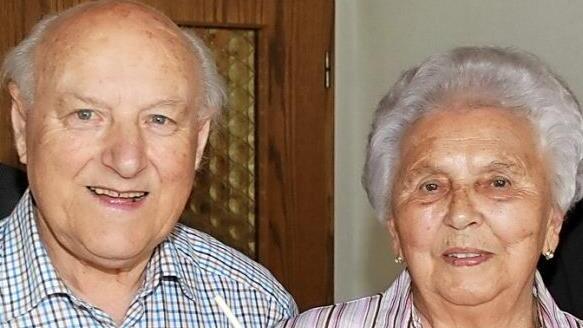 Das Jubelpaar Rudolf und Anni Zeidler Foto: Mathias Erlwein