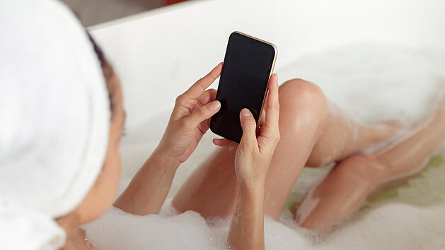 Badewanne, Smartphone