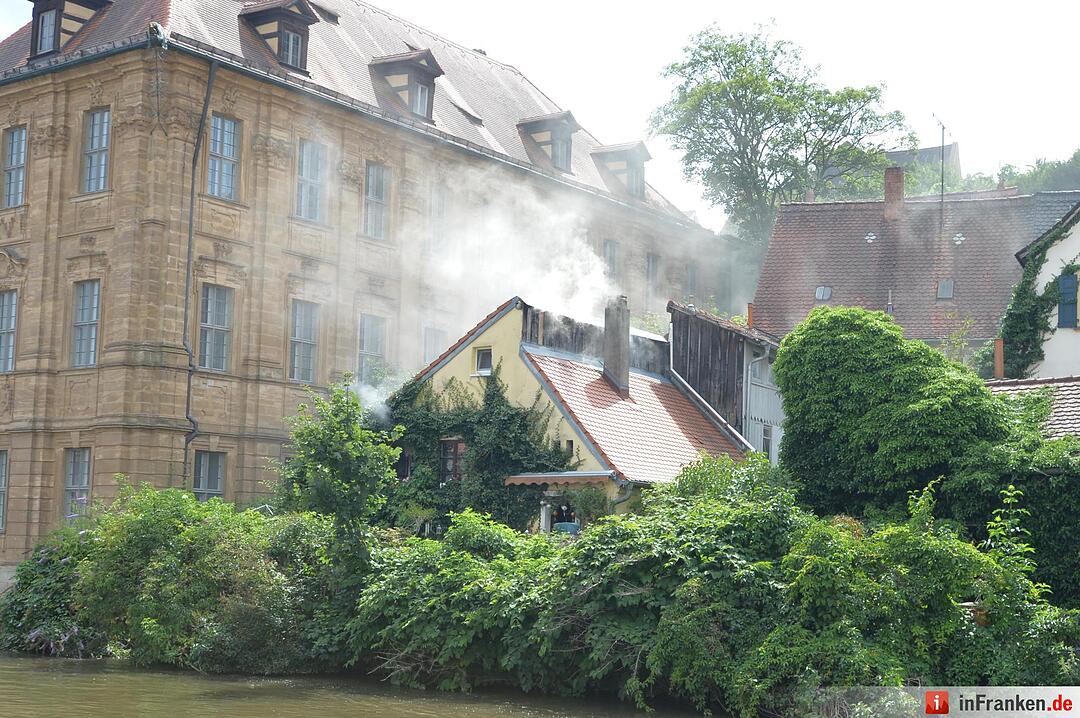 Brand in der Concordiastraße in Bamberg