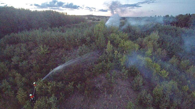 Hohe Waldbrandgefahr - Luftbeobachtung am Wochenende
