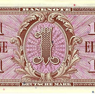 Deutsche Mark - Banknoten im Jahr 1948