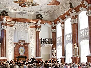 Der Kaisersaal Ebrach dient als Ambiente für den Ebracher Musiksommer.  Foto: privat