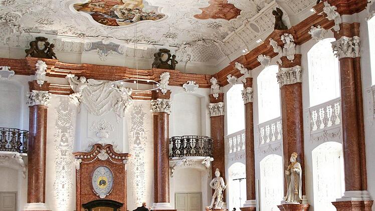 Der Kaisersaal Ebrach dient als Ambiente für den Ebracher Musiksommer.  Foto: privat