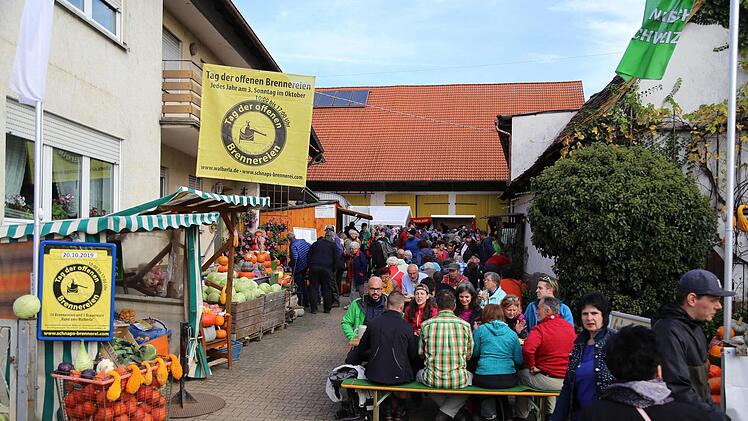 Die Höfe, wie hier  in Gosberg, sind schon früh voller Besucher. Foto: Franz Galster