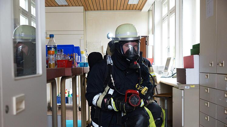 Feuerwehrübung am GymnasiumFoto: Arkadius Guzy
