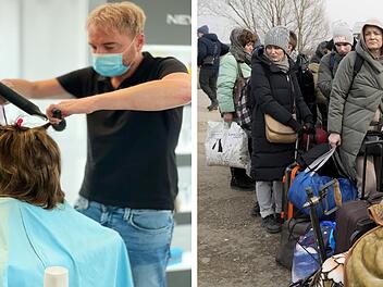 Nürnberg: Friseur will Menschen aus Ukraine von Krieg "ablenken" - mit einer besonderen Idee