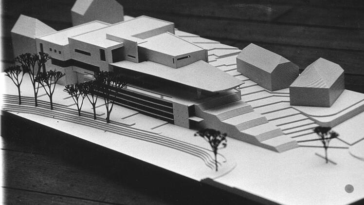 Modell des Utopolis-Neubaus anstelle des alten UT. V