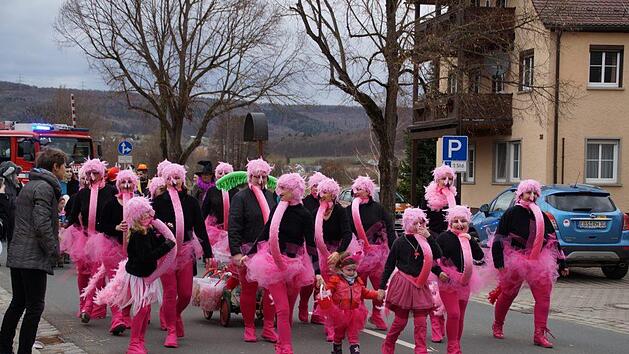 Der Faschingsumzug in Kirchehrenbach Foto: Timo Gebhardt