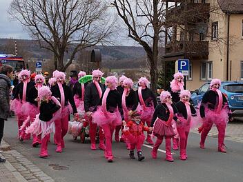Der Faschingsumzug in Kirchehrenbach Foto: Timo Gebhardt