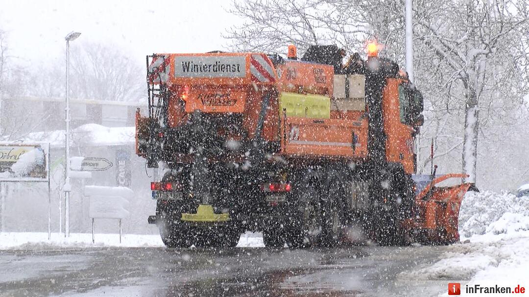 Winter im April 2016 in Franken