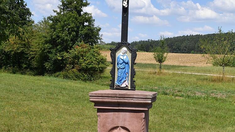 Frömmigkeit in der Flur.  Foto: Ronald Rinklef
