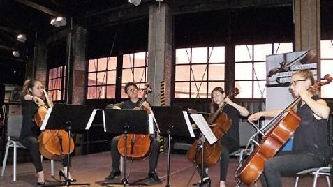 Seungyeon Elisa Hong, Meng-Hsuan Shieh, Yurina Nam und Anna Riedmann begeisterten bei ihrem Konzert im DDM. Foto: Werner Reißaus