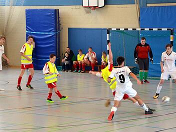 Spielszene aus der Partie Bad Bocklet gegen Untererthal. Foto: Peter Rauch
