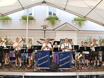 Gerade erst hat die Blaskapelle Gremsdorf beim Höchstadter Altstadtfest für Stimmung gesorgt. Foto: Johanna Blum