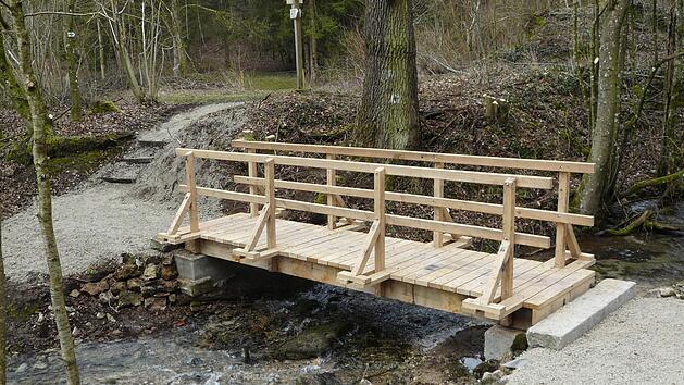 Der neue Br&uuml;ckenschlag zwischen Muggendorf und Streitberg Foto: Paul P&ouml;hlmann
