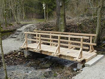 Der neue Brückenschlag zwischen Muggendorf und Streitberg Foto: Paul Pöhlmann
