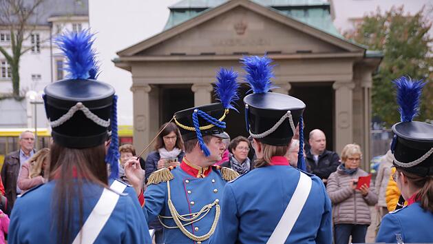 Der Festakt zur Urkunden&uuml;bergabe beginnt mit einem Standkonzert des Jugendmusikkorps im Kurgarten.
