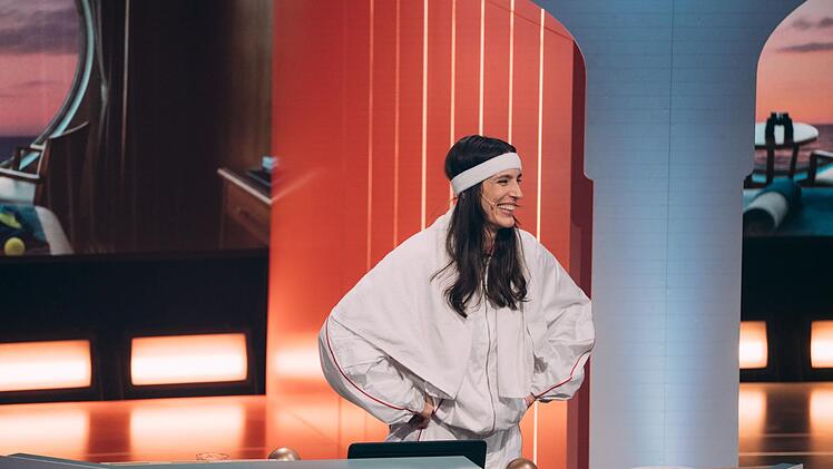 Andrea Petkovic wurde so ausstaffiert, dass man ihre Tennis-Vergangenheit auf einen Blick erkennt. Schade nur, dass sie wieder recht fr&uuml;h die Sendung verlassen muss.