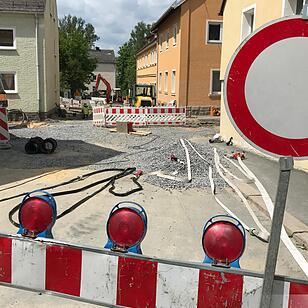 Gasaustritt in Rehau