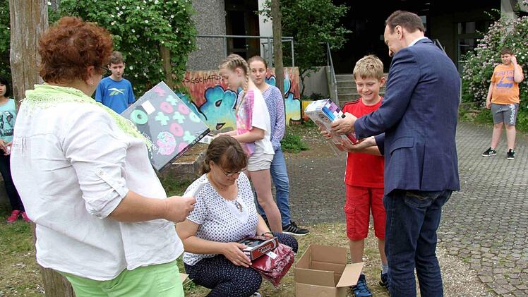 Bei der Preisverteilung  Foto: Richard Sänger