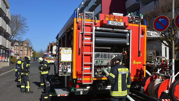 Im ehemaligen Hotel Rixen in Bad Kissingen ist ein Feuer ausgebrochen. Peter Rauch