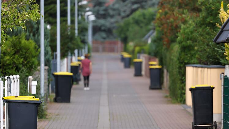 M&uuml;lltonnen in Leipzig