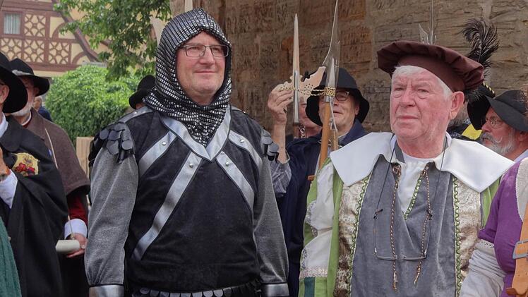 Die CSU im Mittelalter: die Stadträte Dieter Gerstenkorn und Manfred Fausten.
