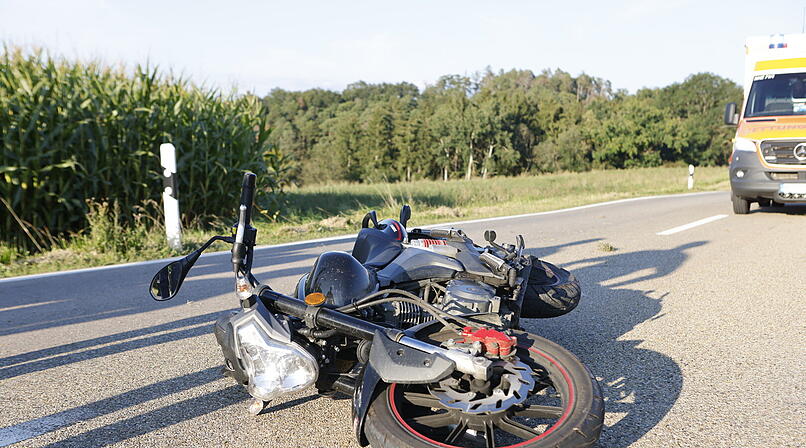 Motorradunfall bei Kronach: 19-J&auml;hriger schwer verletzt