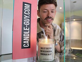 Candle Guy erobert Lichtenfels mit kuriosen Kerzen