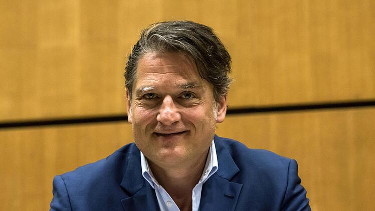 Jakob Augstein in der Aula der Coburger HochschuleFoto: Jochen Berger