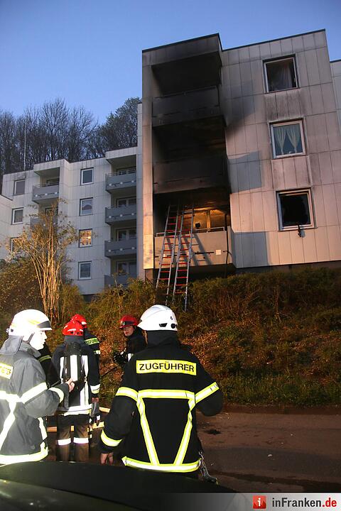 Brand in Mehrfamilienhaus in Coburg