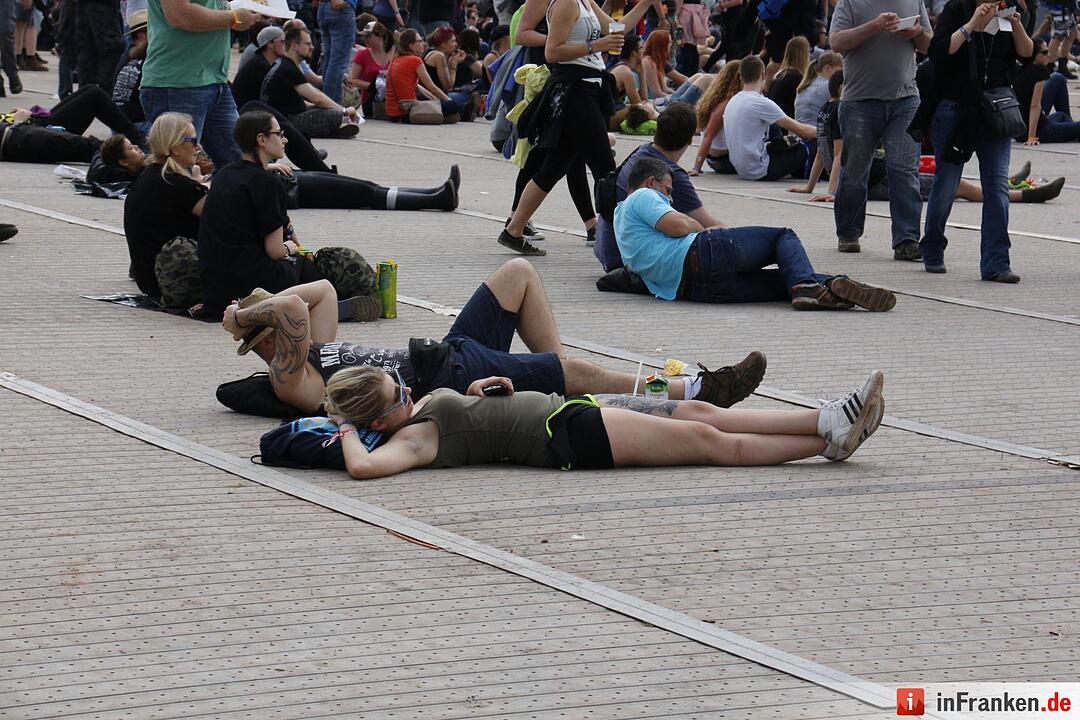 Rock im Park 2016 - Das Festivalgelände am Samstag